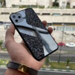 قاب موبایل سامسونگ طرح سواروسکی موج دار آینه و نگین - تصویر 2