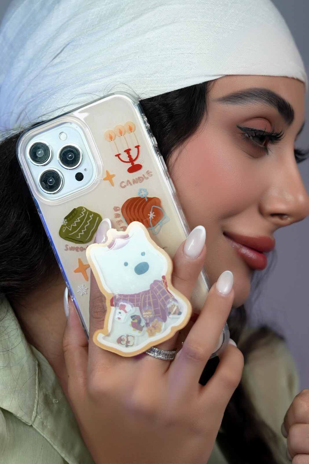 قاب موبایل آیفون کندل کریسمس سگ پاپی + پاپسوکت متحرک قاب موبایل آیفون کندل کریسمس سگ پاپی + پاپسوکت متحرک - تصویر 1