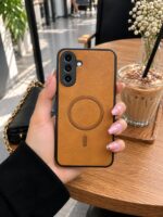 قاب موبایل چرمی مگسیف - تصویر 4